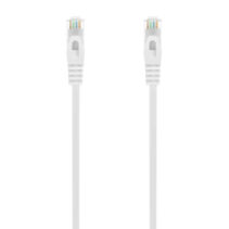 Aisens Cable de Red Latiguillo RJ45 LSZH Cat.6A 500 MHZ UTP AWG24 - 0.25m - Libre de Halogenos - 10 Gigabit/s - Color Blanco