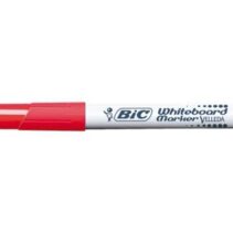 Bic Velleda 1741 Marcador para Pizarra - Punta de 4.5 mm - Trazo 1.4mm - Tinta con Base de Acetona - Borrado Optimo - Larga Duracion - Color Rojo