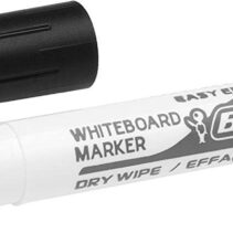 Bic Velleda 1741 Marcador para Pizarra - Punta de 4.5 mm - Trazo 1.4mm - Tinta con Base de Acetona - Borrado Optimo - Larga Duracion - Color Negro