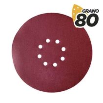 Blim Pack de 5 Lijas con Velcro para Lijadora BL0223 - Grano 80 - Formato Circular