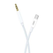 XO Cable Trenzado USB-C Macho a Mini Jack 3.5mm Macho - Longitud 1m