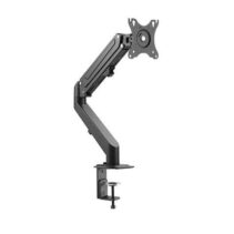 Cromad Soporte de Mesa con Piston de Gas para Monitor de 17"-27" - Ajustable en Altura