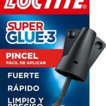 Loctite Super Glue-3 Pincel 5gr - Adhesivo Universal Triple Resistencia - Fuerza y Uso Instantaneo - 2640969/2046283/2640782/2641844