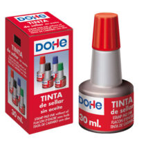 Dohe Tinta para Tampones y Sellos 30ml - Color Rojo