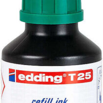 Edding T25 Bote de Recarga para Rotulador Permanente - Capacidad 30ml - Color Verde