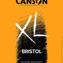 Canson Bloc XL Bristol Extraliso A3 de 50 Hojas 180gr - Acabado Satinado - Muy Resistente - Color Blanco