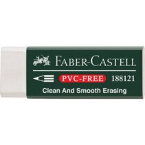 Faber-Castell 7081 N Goma de Borrar de Plastico sin PVC - Borrado Limpio y Facil