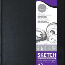 Daler Rowney Simply Cuaderno de Dibujo Cosido A3 54 Hojas 100g/m2 - Cubierta Rigida - Color Blanco