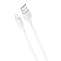 XO Cable USB-A Macho a Lightning - Carga + Transmision de Datos Alta Velocidad - 2.4A - 1m - Color Blanco