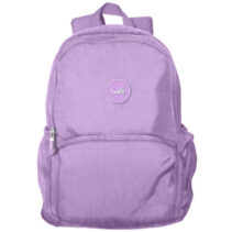 Dohe Serie Pastel Mochila Escolar Mediana - 2 Compartimentos - Tirantes Reforzados y Ajustables - Asa Superior - Color Morado Pastel