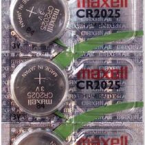 Maxell Pack de 5 Pilas Litio de Boton CR2025 3V