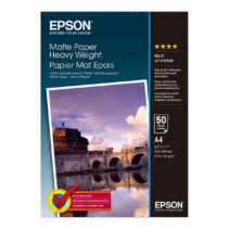 Epson C13S041256 Papel Fotografico A4 167gr - Acabado Mate - 50 Hojas - para Impresoras de Tinta