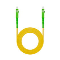 Nanocable Cable Fibra SC/APC-SC/APC Monomodo LSZH 1m - Color Amarillo