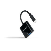 Nanocable Conversor USB-C A VGA - 10cm - Color Negro