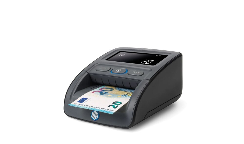 Safescan 155-S Detector de Billetes Falsos - 7 Sistemas de Verificacion - Deteccion y Recuento - Pantalla LCD