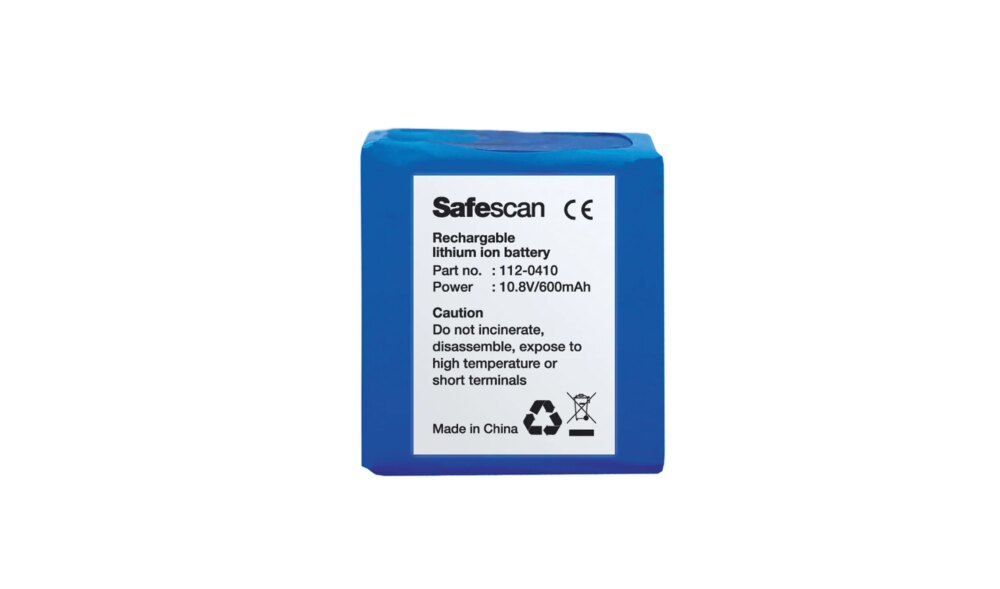 Safescan LB-105 Bateria Recargable para Detector de Billetes Falsos Safescan 155-S