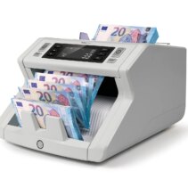 Safescan 2250 Contadora de Billetes - Capacidad hasta 300 Billetes - 1000 Billetes por Minuto - Deteccion de Billetes Falsos