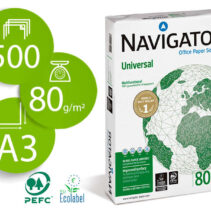 Navigator Papel A3 80gr 297x420mm (500 Hojas) Blanco