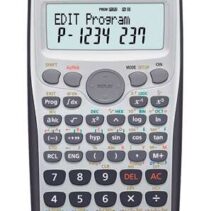 Casio FX-3650PII Calculadora Programable de Sobremesa - Pantalla de 2 Lineas - 279 Funciones - 360 Pasos de Programacion - Alimentacion con Pilas y Solar