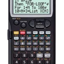 Casio FX-5800PLUS Calculadora Programable de Sobremesa - Pantalla de 4 Lineas - 664 Funciones - 26 Memorias - 128 Formulas Almacenadas - Alimentacion con Pilas