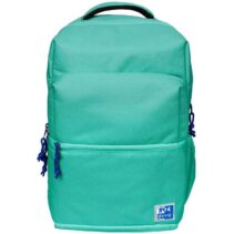 Oxford +LB B-Out Mochila Escolar - Compartimento Isotermico - Cremallera Expandible - Tirantes Acolchados y Ajustables - Tamaño 42x30x15cm - Color Turquesa