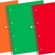 Enri Plus Cuaderno Espiral Formato A4+ Cuadriculado 5x5mm - 120 Hojas + 40 Gratis Microperforadas - Cubierta Extradura - Colores Surtidos