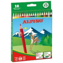 Alpino Pack de 18 Lapices de Colores Creativos - Mina de 3mm - Resistente a la Rotura - Bandeja Extraible - Colores Vivos y Brillantes Surtido