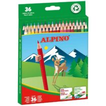 Alpino Pack de 36 Lapices de Colores Creativos - Mina de 3mm Resistente a la Rotura - Bandeja Extraible - Colores Vivos y Brillantes Surtido