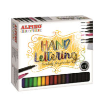 Alpino Color Experience Pack de 24 Rotuladores Hand Lettering + 1 Rotulador Punta Super Pincel