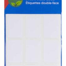 Apli Etiquetas Doble Frontal Blancas 22.0 x 32.0mm