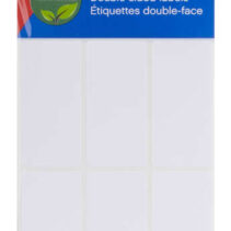 Apli Etiquetas Doble Frontal Blancas 26.0 x 54.0mm