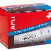 Apli Rollo Etiquetas PVP Blancas Removibles 16.0 x 22.0mm