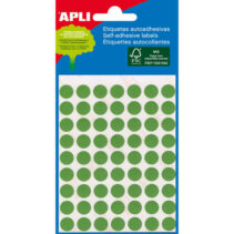 Apli Etiquetas Minibolsa Verdes Ø 8.0mm 3 Hojas