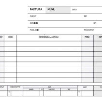 Apli Talonario Factura 1/8 Apaisado Duplicado A-67 - Numeracion Secuencial - Papel Autocopiativo - 2 Copias - Tamaño 210x105mm - Blanco