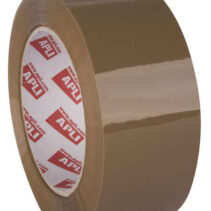 Apli Precinto Estandar sin Ruido Pp Acrilico 48mm x 132m - Grosor 28?m - Resistente y Duradero - Marron