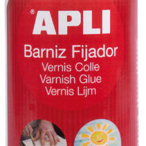 Apli Barniz Adhesivo Brillante 750ml - Proteccion Duradera - Secado Rapido - Resistente al Agua - Transparente