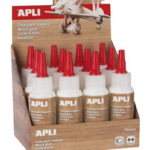 Apli Cola Madera 80ml - Gran Poder de Adhesion - Transparente al Secar - Aplicador de Precision Incluido - sin Disolventes