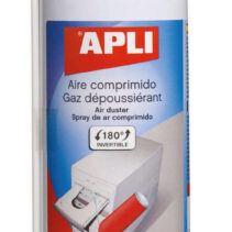 Apli Spray de Aire Comprimido Invertible - 200ml - Presion Extrafuerte para Limpieza Superior - Tubo Alargador para Lugares Dificiles - Ideal para Equipos Electronicos