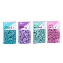 Apli Clips Nordik Pastel - 28mm - 140 Clips por Caja - 12 Cajas (3 Colores) - Eurohole para Colgar - Rosa