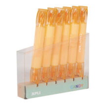 Apli Subrayadores Caramelo - Doble Punta: Plana 5mm y Redonda 2mm - Refill Pack 6 Unidades - Ideal para Agendas