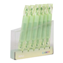 Apli Subrayadores Caramelo Verde - Doble Punta: 5mm Plana y 2mm Redonda - Refill Pack de 6 - Ideal para Agendas