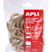 Apli Gomas Elasticas de Caucho Natural - Ø 160 x 5mm - Gran Elasticidad y Resistencia - Contenido 100 G