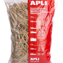 Apli Gomas Elasticas de Caucho Natural - Ø 160 x 3mm - Gran Elasticidad y Resistencia - 1kg de Contenido