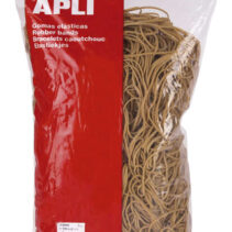 Apli Gomas Elasticas Ø 60 x 2mm - 1kg de Contenido - Gran Elasticidad y Resistencia - 70% de Caucho Natural