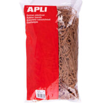 Apli Gomas Elasticas Ø 140 x 2mm - 1kg de Contenido - Gran Elasticidad y Resistencia - 70% de Caucho Natural