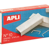 Apli Grapas Galvanizadas Plata Brillante - Ø 0.53mm - Precisas y Duraderas