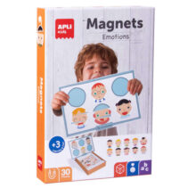 Apli Kids Juego Magnetico Emociones - Escenario Imantado de 28x18 - 30 Fichas Tematicas - Fomenta la Observacion y la Imaginacion - Colorido Diseño Exclusivo - Recomendado para Niños a Partir de 3 Años