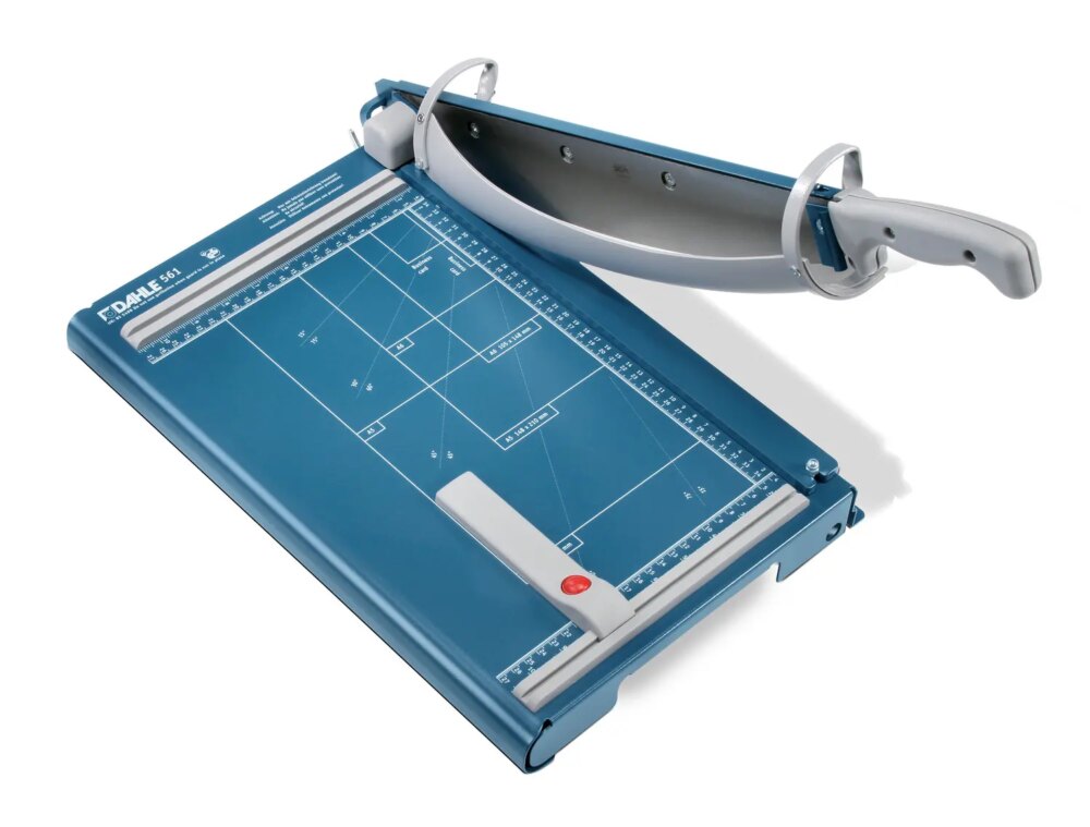 Dahle 561 Cizalla Profesional de Palanca Formato A4 - Capacidad 35 Hojas - Cuchilla de Acero de Solingen - Sistema Automatico de Seguridad