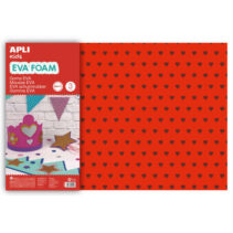 Apli Goma Eva Impresa Purpurina Corazones 600x400 - 3 Hojas de Tamaño Grande y Brillantes