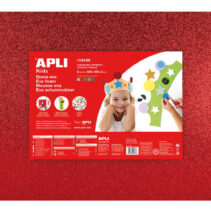 Apli Goma Eva Purpurina Multicolor 600x400 - 5 Hojas Brillantes y Flexibles